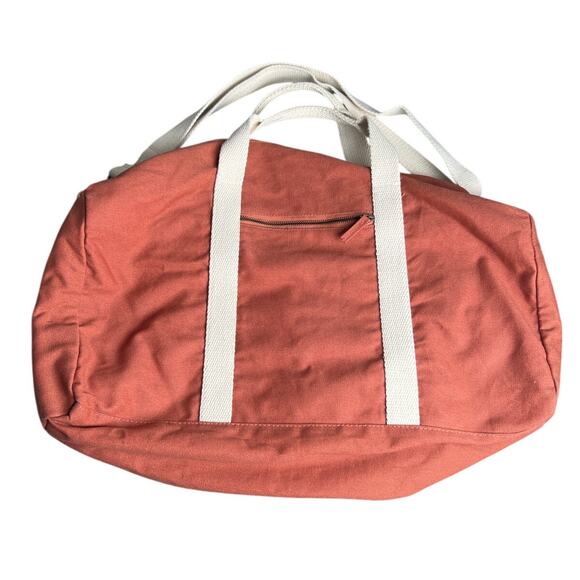 Raja Know Supply Made In India Orange Duffle Bag - Picture 1 of 5